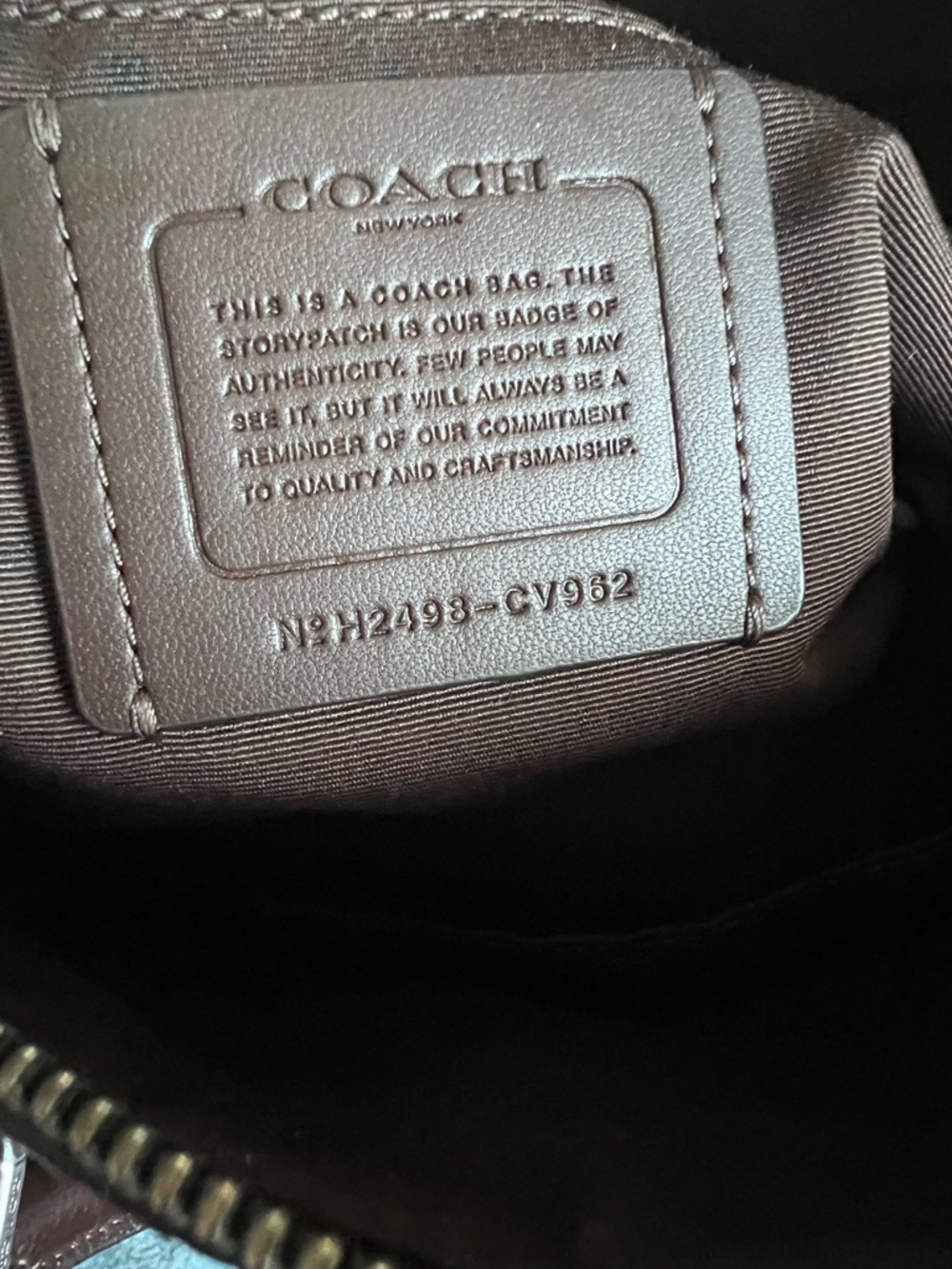 Coach Rowan In Maple Color - Picture 5 of 12